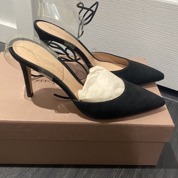 Gianvito Rossi Black/Transpare High Heels EU37 - Picture 4 of 7